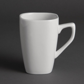 Olympia Rounded Square Mugs 284ml 10oz (Pack of 12) - Click to Enlarge