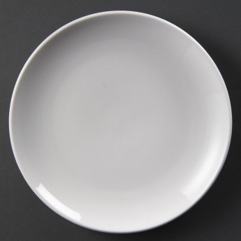 Olympia Whiteware Coupe Plates 230mm (Pack of 12) - Click to Enlarge