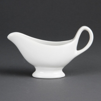 Olympia Whiteware Gravy Boats 215ml 7½oz (Pack of 6) - Click to Enlarge