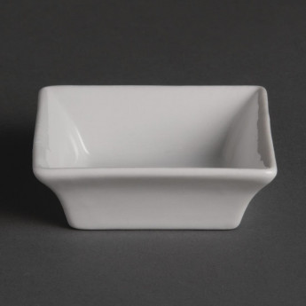 Olympia Miniature Square Dishes 75mm (Pack of 12) - Click to Enlarge
