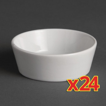 Bulk Buy Olympia Miniature Circle Dishes (Pack of 24) - Click to Enlarge