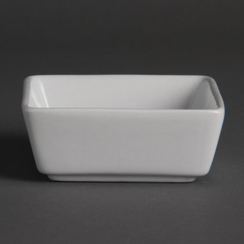 Olympia Mini Square Dishes 90ml 85mm (Pack of 12) - Click to Enlarge