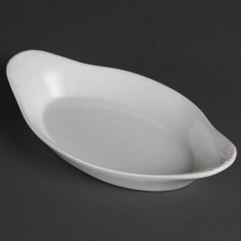 Olympia Whiteware Oval Eared Dishes 229x 127mm (Pack of 6) - Click to Enlarge