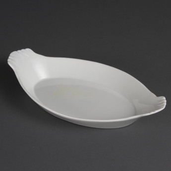 Olympia Whiteware Oval Eared Dishes 320x 177mm (Pack of 6) - Click to Enlarge