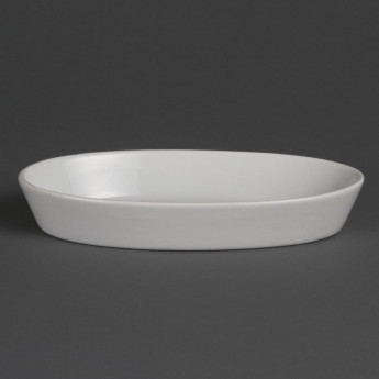 Olympia Whiteware Oval Sole Dishes 195x 110mm (Pack of 6) - Click to Enlarge
