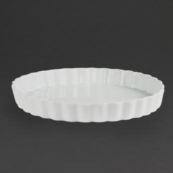 Olympia Whiteware Flan Dishes 265mm (Pack of 6) - Click to Enlarge