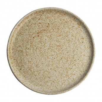 Olympia Canvas Small Rim Round Plate Wheat 265mm (Pack of 6) - Click to Enlarge