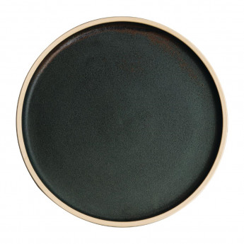 Olympia Canvas Flat Round Plate Green Verdigris 250mm (Pack of 6) - Click to Enlarge