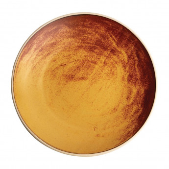 Olympia Canvas Concave Plate Sienna Rust 270mm (Pack of 6) - Click to Enlarge