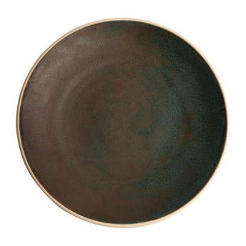 Olympia Canvas Concave Plate Green Verdigris 270mm (Pack of 6) - Click to Enlarge