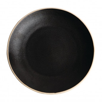 Olympia Canvas Concave Plate Delhi Black 270mm (Pack of 6) - Click to Enlarge