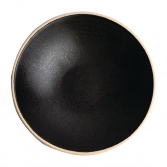 Olympia Canvas Shallow Tapered Bowl Delhi Black 200mm (Pack of 6) - Click to Enlarge