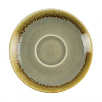Olympia Kiln Espresso Saucer Moss (Pack of 6) - Click to Enlarge