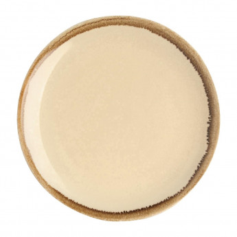Olympia Kiln Round Coupe Plate Sandstone 230mm (Pack of 6) - Click to Enlarge