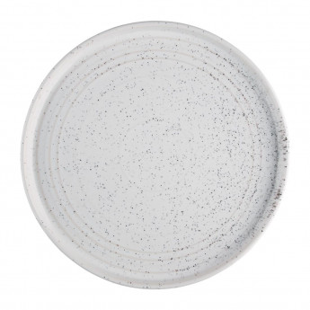 Olympia Cavolo White Speckle Flat Round Plate - 270mm (Box 4) - Click to Enlarge