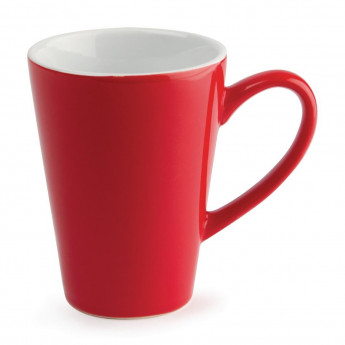 Olympia Cafe Latte Cups Red 340ml (Pack of 12) - Click to Enlarge