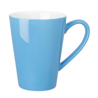 Olympia Cafe Latte Cups Blue 340ml (Pack of 12) - Click to Enlarge