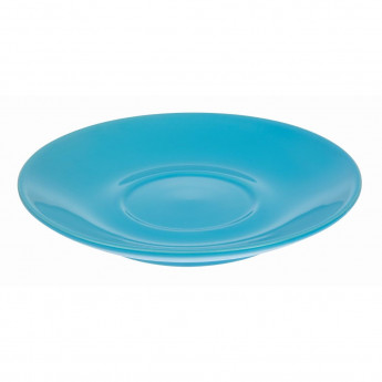 Olympia Cafe Saucer Blue 158mm (Pack of 12) - Click to Enlarge