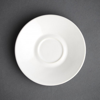 Olympia Cafe Espresso Saucers White 116.5mm (Pack of 12) - Click to Enlarge