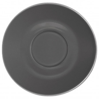 Olympia Cafe Saucers Charcoal 158mm (Pack of 12) - Click to Enlarge
