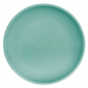 Olympia Cafe Coupe Plate Aqua 205mm (Pack of 12) - Click to Enlarge
