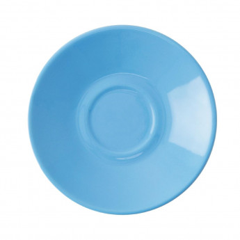 Olympia Cafe Espresso Saucers Blue (Pack of 12) - Click to Enlarge