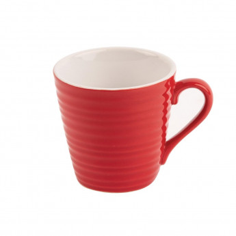 Olympia Café Aroma Mugs Red 340ml (Pack of 6) - Click to Enlarge
