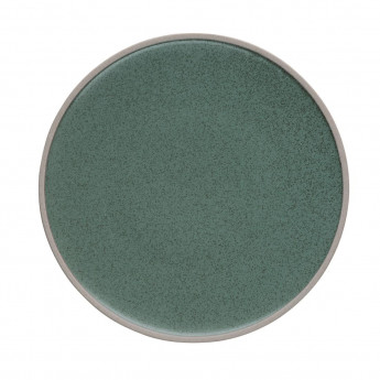 Olympia Anello Green Raw Edge Plates 255mm (Pack of 4) - Click to Enlarge