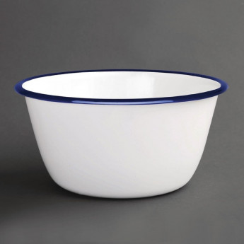 Olympia Enamel Pudding Bowls 155mm (Pack of 6) - Click to Enlarge