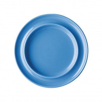 Olympia Kristallon Heritage Raised Rim Plates Blue 205mm (Pack of 4) - Click to Enlarge