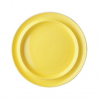 Olympia Kristallon Heritage Raised Rim Plates Yellow 252mm (Pack of 4) - Click to Enlarge