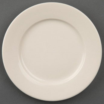 Olympia Ivory Wide Rimmed Plates 150mm (Pack of 12) - Click to Enlarge