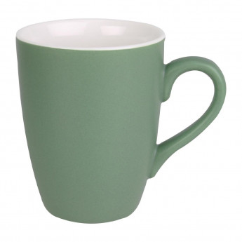 Olympia Matt Pastel Mug Green 340ml (Pack of 6) - Click to Enlarge