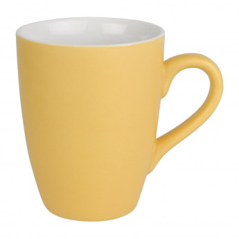 Olympia Matt Pastel Mug Yellow 340ml (Pack of 6) - Click to Enlarge