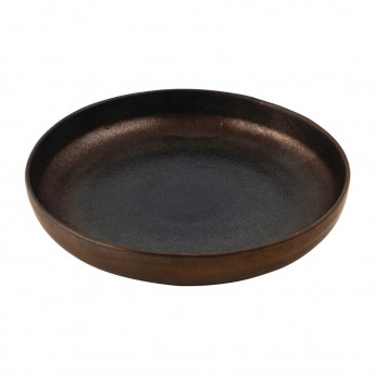 Olympia Ochre Flat Bowls 210mm 700ml (Pack of 6) - Click to Enlarge
