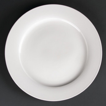Olympia Lumina Wide Rim Round Plates 305mm (Pack of 2) - Click to Enlarge