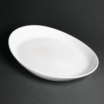 Royal Porcelain Classic White Oval Plates 340mm (Pack of 12) - Click to Enlarge