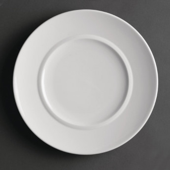 Royal Porcelain Classic White Flat Plate 230mm (Pack of 12) - Click to Enlarge