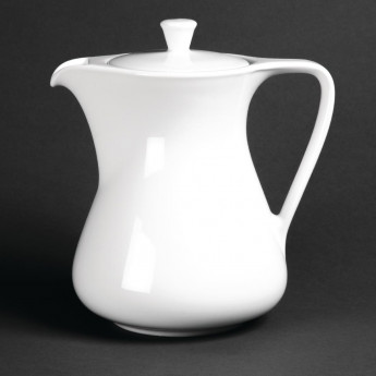 Royal Porcelain Classic White Coffee Pots 1.05Ltr - Click to Enlarge
