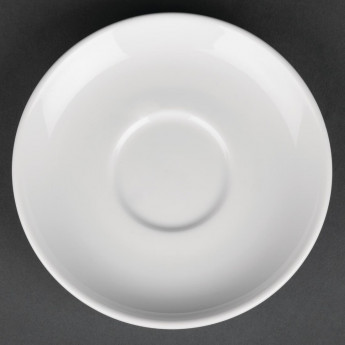 Royal Porcelain Classic White Espresso Cups Saucer 125mm (Pack of 12) - Click to Enlarge