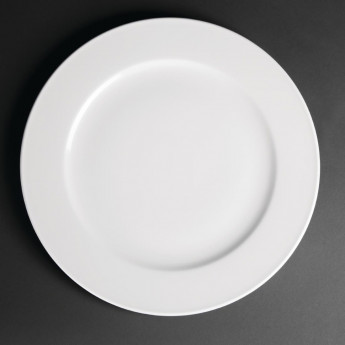 Royal Porcelain Classic White Wide Rim Plates 310mm (Pack of 12) - Click to Enlarge