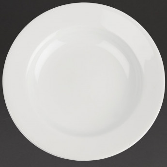 Royal Porcelain Classic White Wide Rim Plates 280mm (Pack of 12) - Click to Enlarge