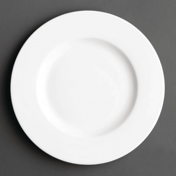 Royal Porcelain Maxadura Wide Rim Flat Plate 225mm (Pack of 12) - Click to Enlarge