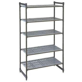 Cambro Camshelving Basics Plus Starter Unit 5 Tier With Vented Shelves 2140H x 460D mm - Click to Enlarge