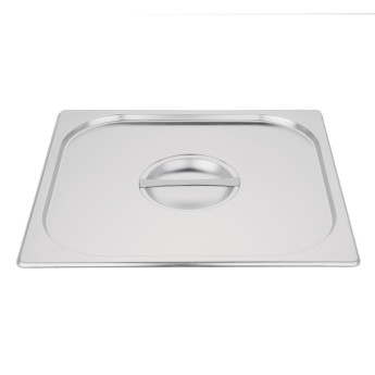 Vogue Stainless Steel 2/3 Gastronorm Lid - Click to Enlarge