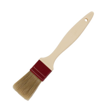 Matfer Bourgeat Pastry Brush Natural Flat Bristles 4cm - Click to Enlarge