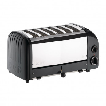 Dualit 6 Slice Vario Toaster Black 60145 - Click to Enlarge