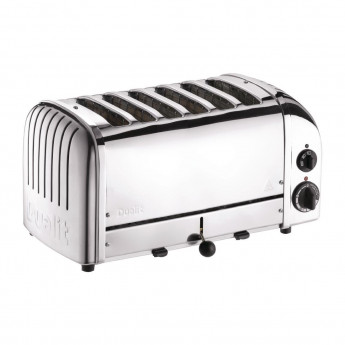 Dualit 6 Slice Vario Toaster Stainless Steel 60144 - Click to Enlarge