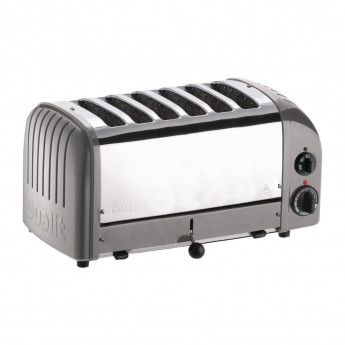 Dualit 6 Slice Vario Toaster Metallic Silver 60147 - Click to Enlarge