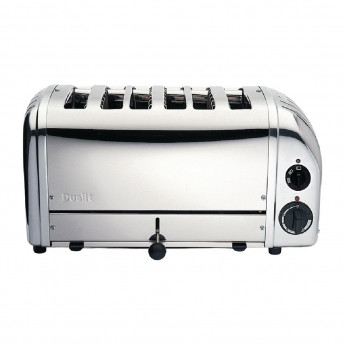 Dualit Bun Toaster 6 Bun Metallic Silver 61028 - Click to Enlarge